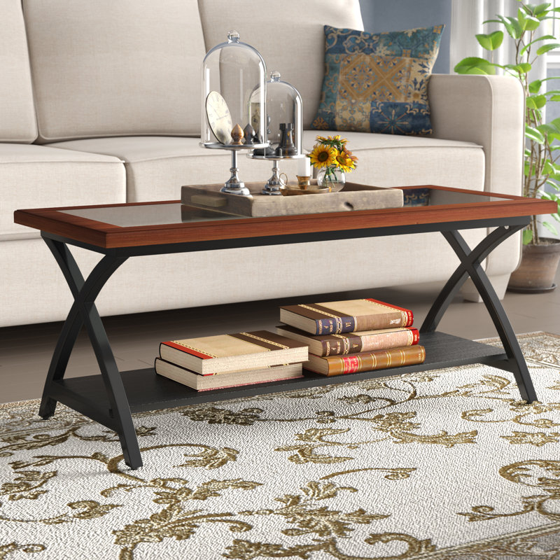 Winston Porter Jeannine Coffee Table with Magazine Rack & Reviews Wayfair